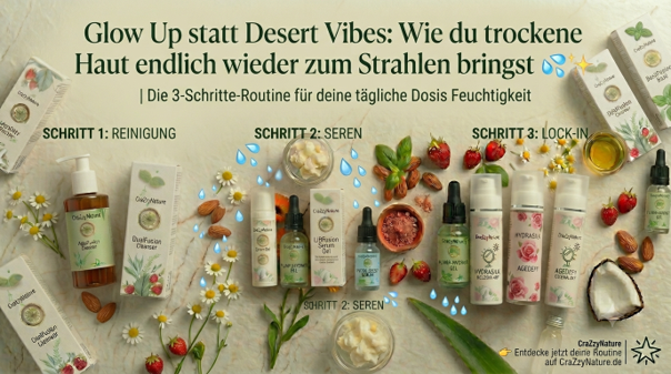 Glow Up statt Desert Vibes: Wie du trockene Haut endlich wieder zum Strahlen bringst